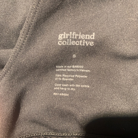 SOLD - DO NOT BUY GIRLFRIEND COLLECTIVE Black Biketard - Picture 5 of 5